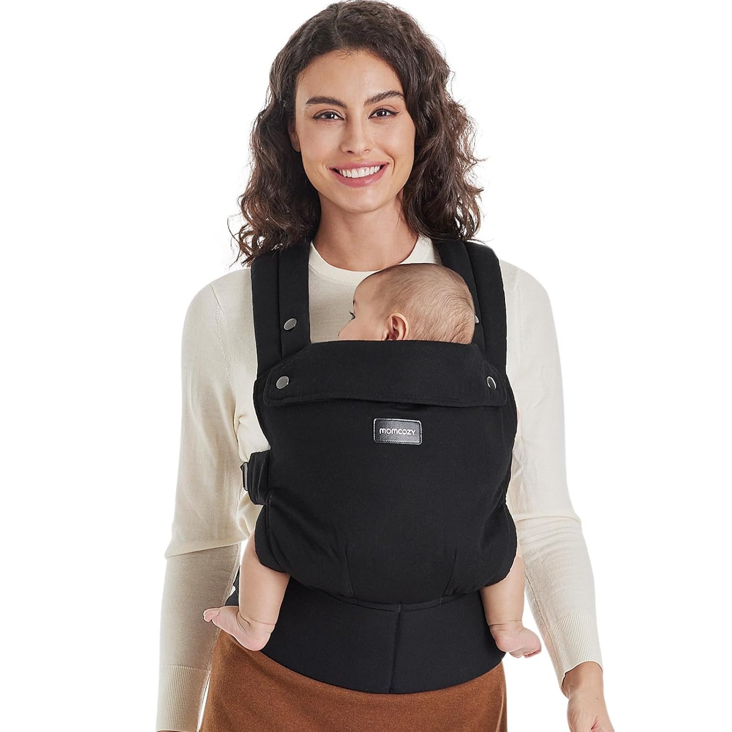 Momcozy Baby Carrier, Ergonomic, Cozy and Lightweight-air Mesh Gray 7-44lbs