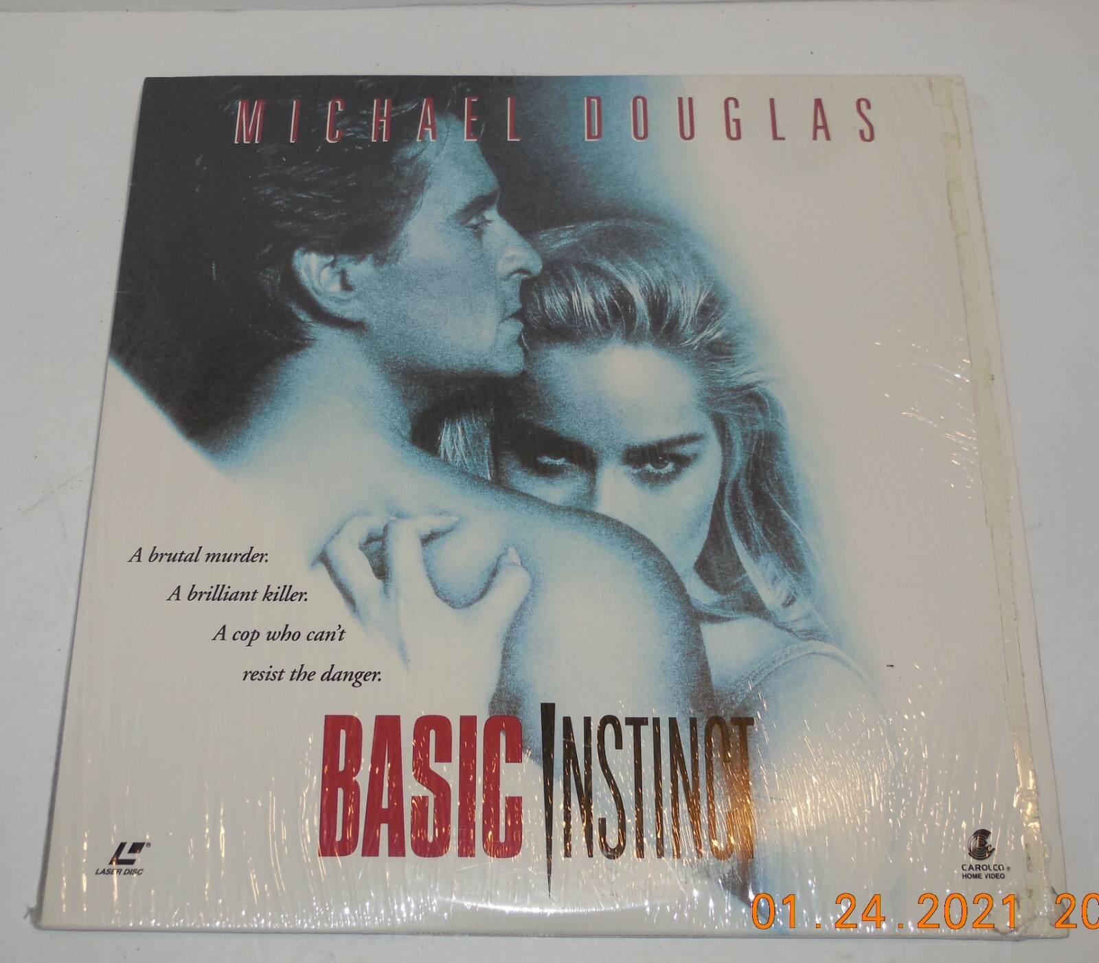 Laserdisc 1992 Basic Instinct Michael Douglas Sharon Stone