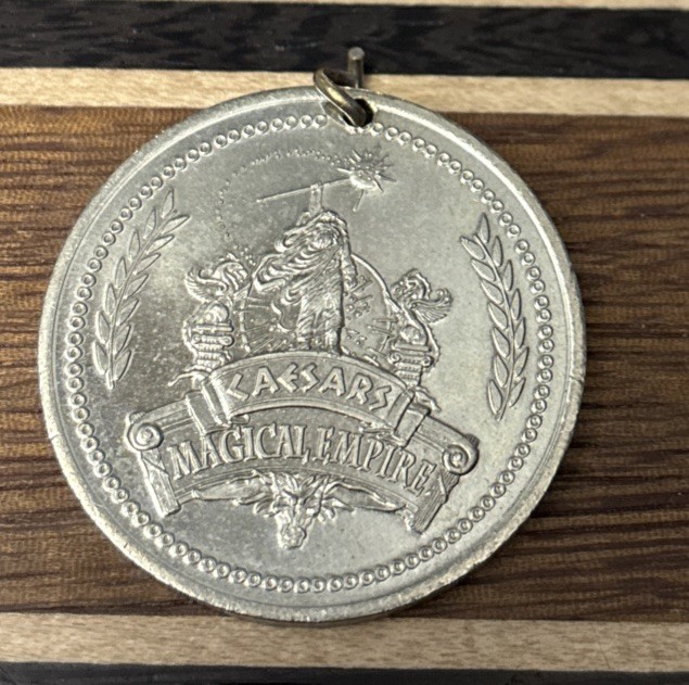 Caesars “ Magical Empire” Coin/ Token Vintage Vegas- Caesars Palace