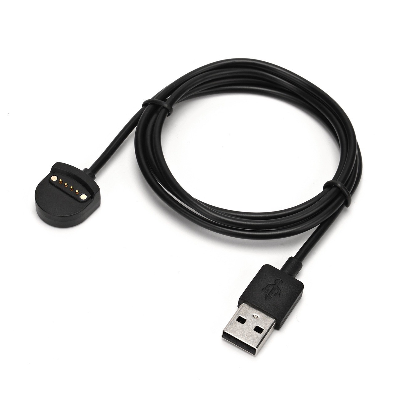 100CM Black Watch Magnetic Charging Cable ABS Charging Cable For Ticwatch S/E