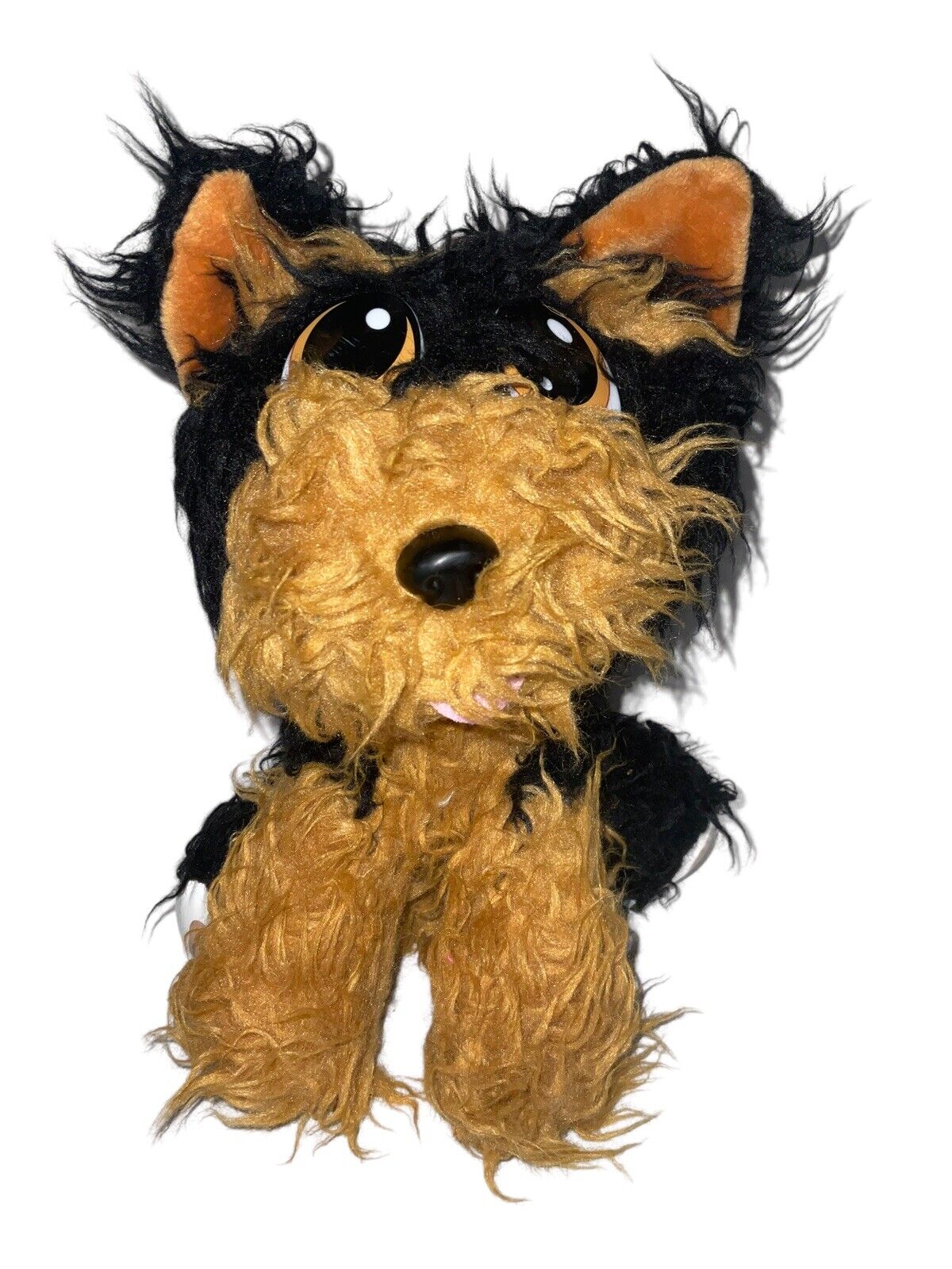 Kidz Delight Runt Puppy Dog Brown Black 8" Plush Stuffed Animal KD Group