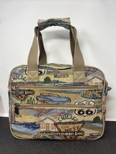Route 66 Tapestry 13x10x5 Small Luggage Handbag Pioneer Express