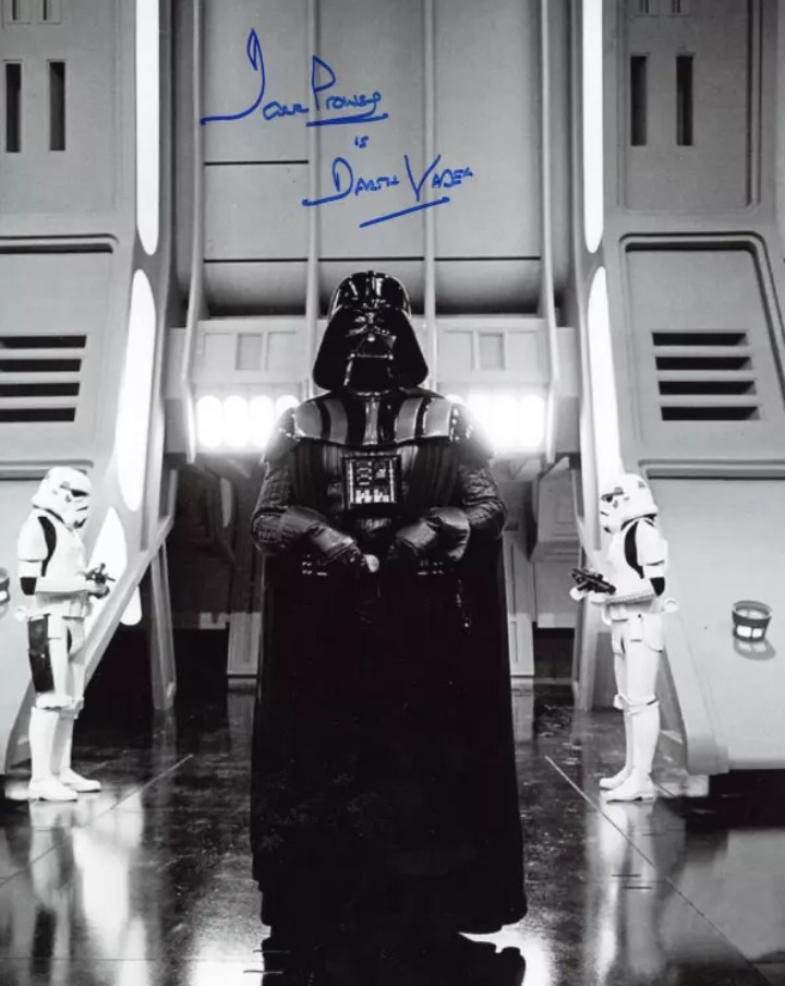FRAMED Photo Darth Vader Star Wars Signed 8x10 Reprint (DAVID PROWSE)  FREE SHIP