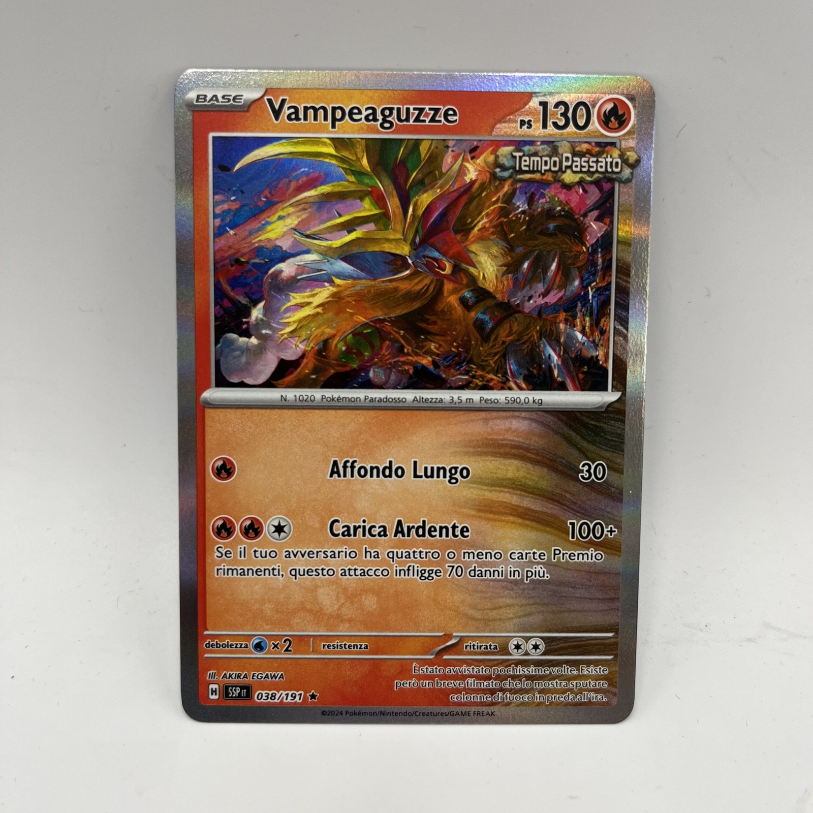 Pokemon Card VAMPEAGUZZE Holo (IT) | Shocking Sparks 038/191