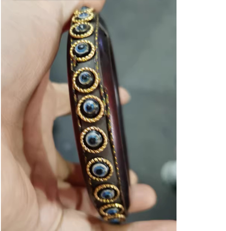Vintage Chinese Rare Tibet inlay bracelet