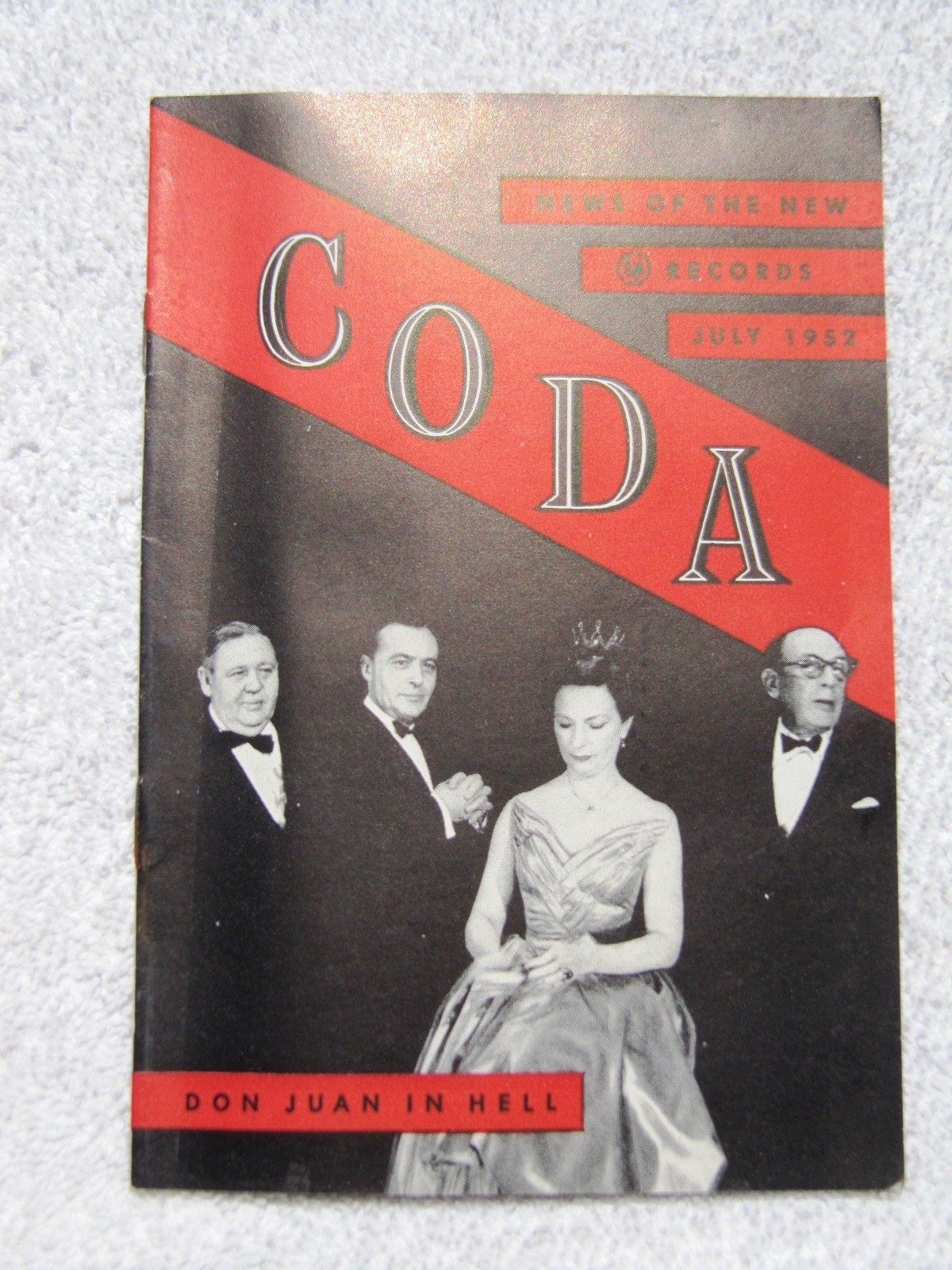 JIM FLORA Drawings July 1952 CODA MAGAZINE COLUMBIA Records Catalog