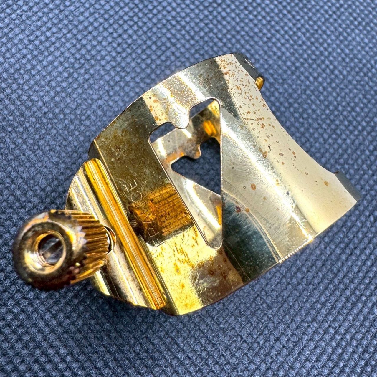 ANDOREN LC08P Tenor Saxophone Ligature & Cap Optimum Gold Plate