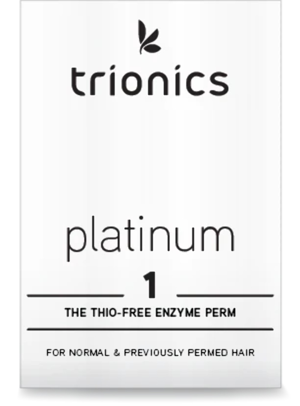 Trionics Platinum #1 Perm for Normal Hair-2 Pack