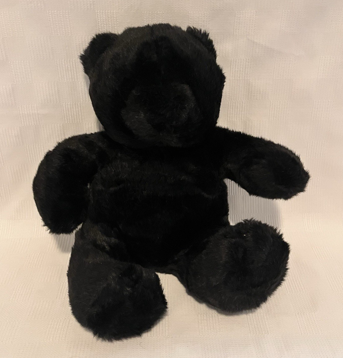 Vintage Build A Bear All Black Bear Stuffed Plush Animal 1997