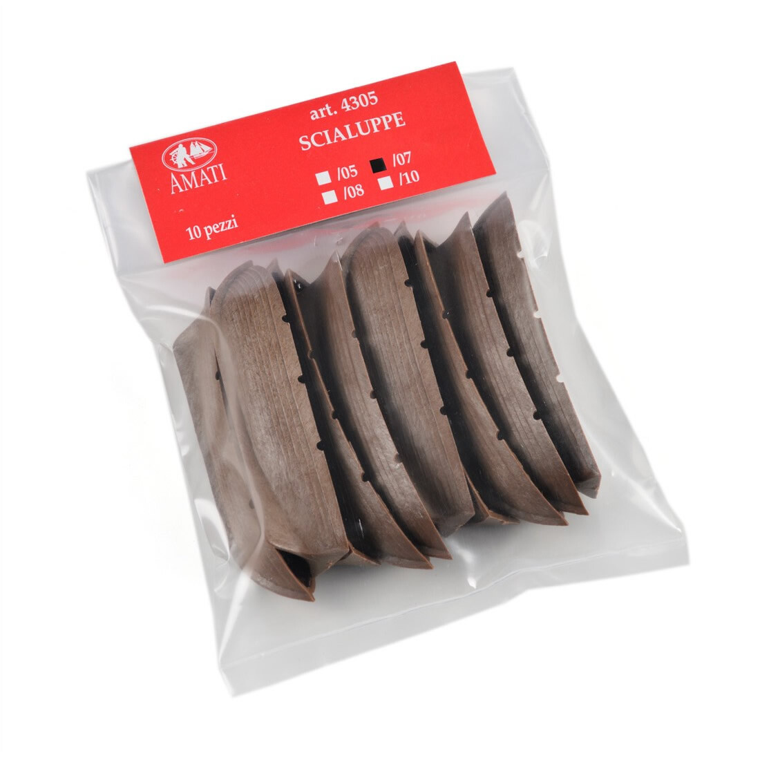 Amati AM4305-07 Ancient Lifeboats 70 mm (10 pcs) Modeling