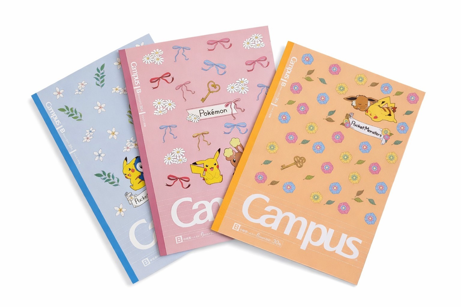 Pokemon Campus Notebook Kokuyo Semi B5 Dot Ruled Choose Design Pikachu Japan