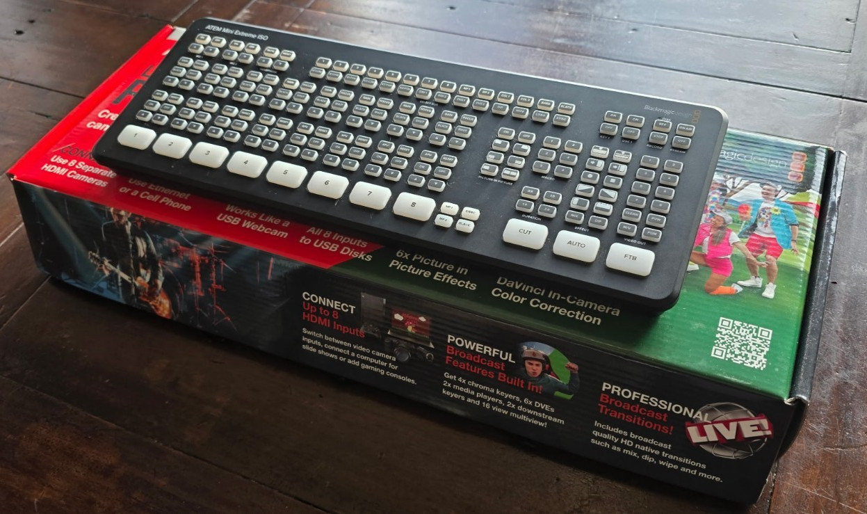 Blackmagic Design ATEM Mini Extreme ISO Production Switcher with Converter