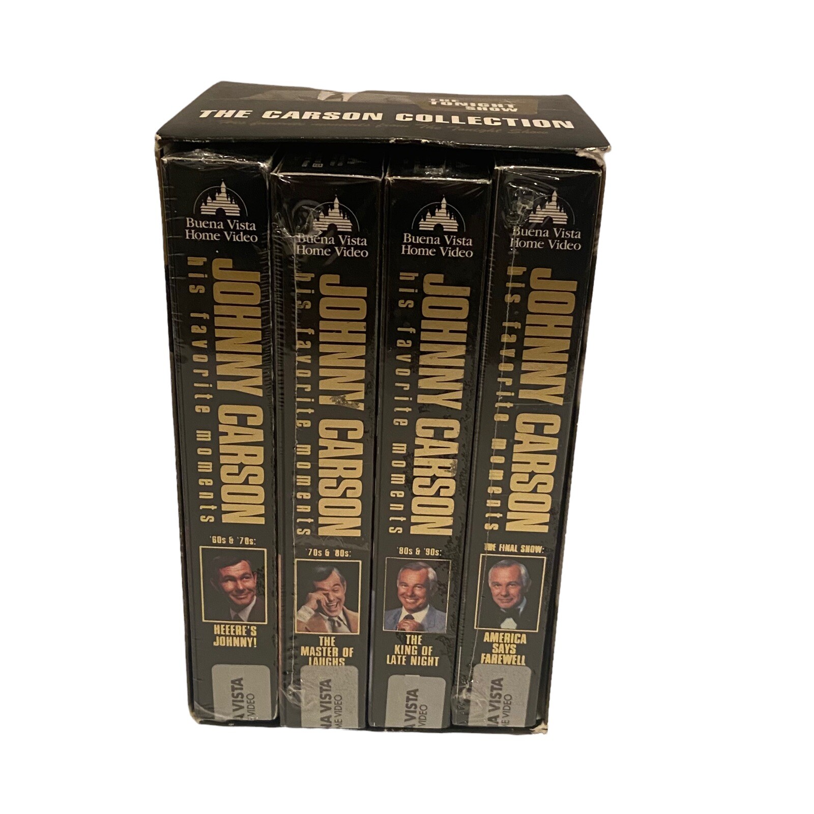 The Johnny Carson Collection Box Set 1994 The Tonight Show 4 VHS Tapes Comedy