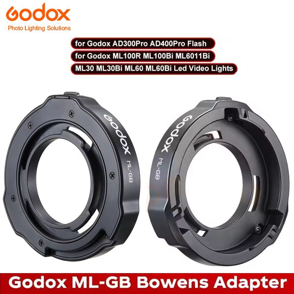 Godox ML-GB Bowens Mount Adapter for Godox AD300Pro AD400Pro ML100Bi ML60IIBi