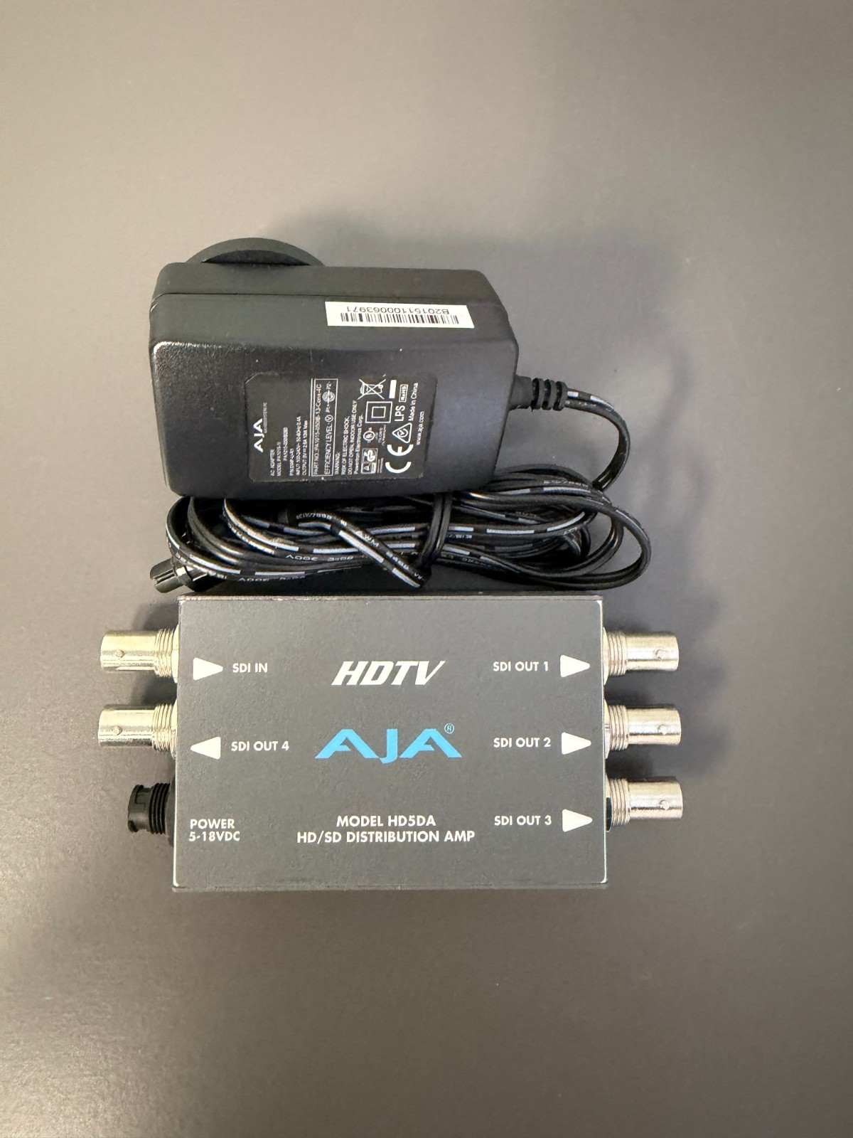 AJA HD5DA HD/SD-SDI Distribution Amp Amplifier Module System Unit