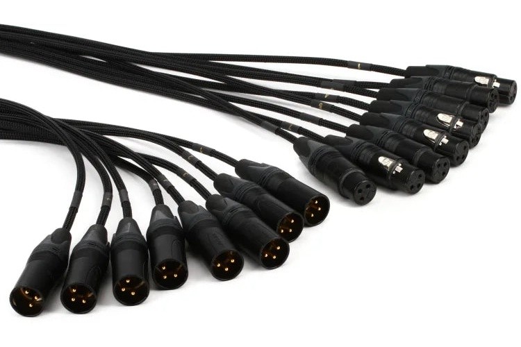 Mogami GOLD 8 XLR-XLR-75 8-channel XLR Male to XLR Female Snake Cable - 75 foot