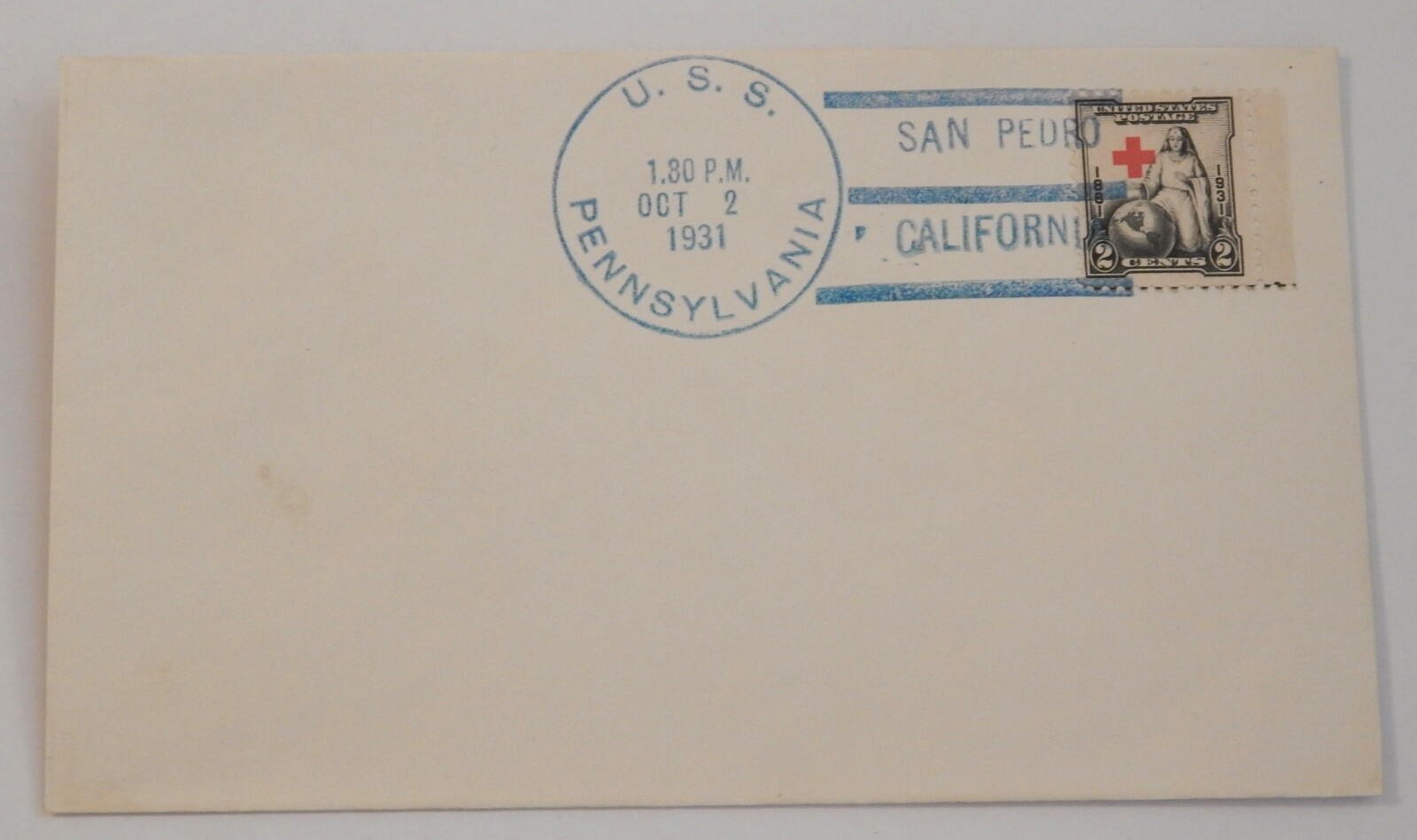 USS Pennsylvania (BB 38) October 2 1931 San Pedro California