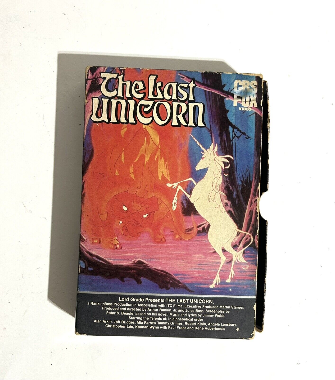 1983 The Last Unicorn Beta Tape - Sony Betamax (not VHS) Vintage Animated Movie