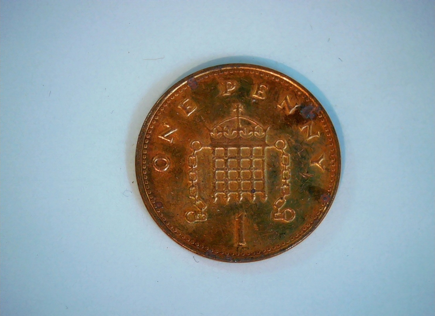 United Kingdom 2000 1 Penny Elizabeth II Penny (Portcullis reverse) Coin