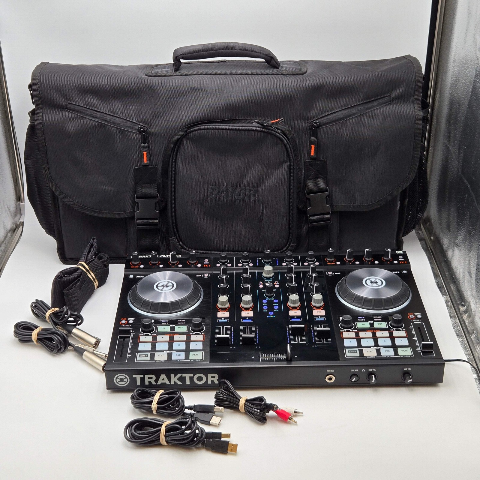 Native Instruments Traktor Kontrol S4 MK2 Pro DJ Controller with Carry Case