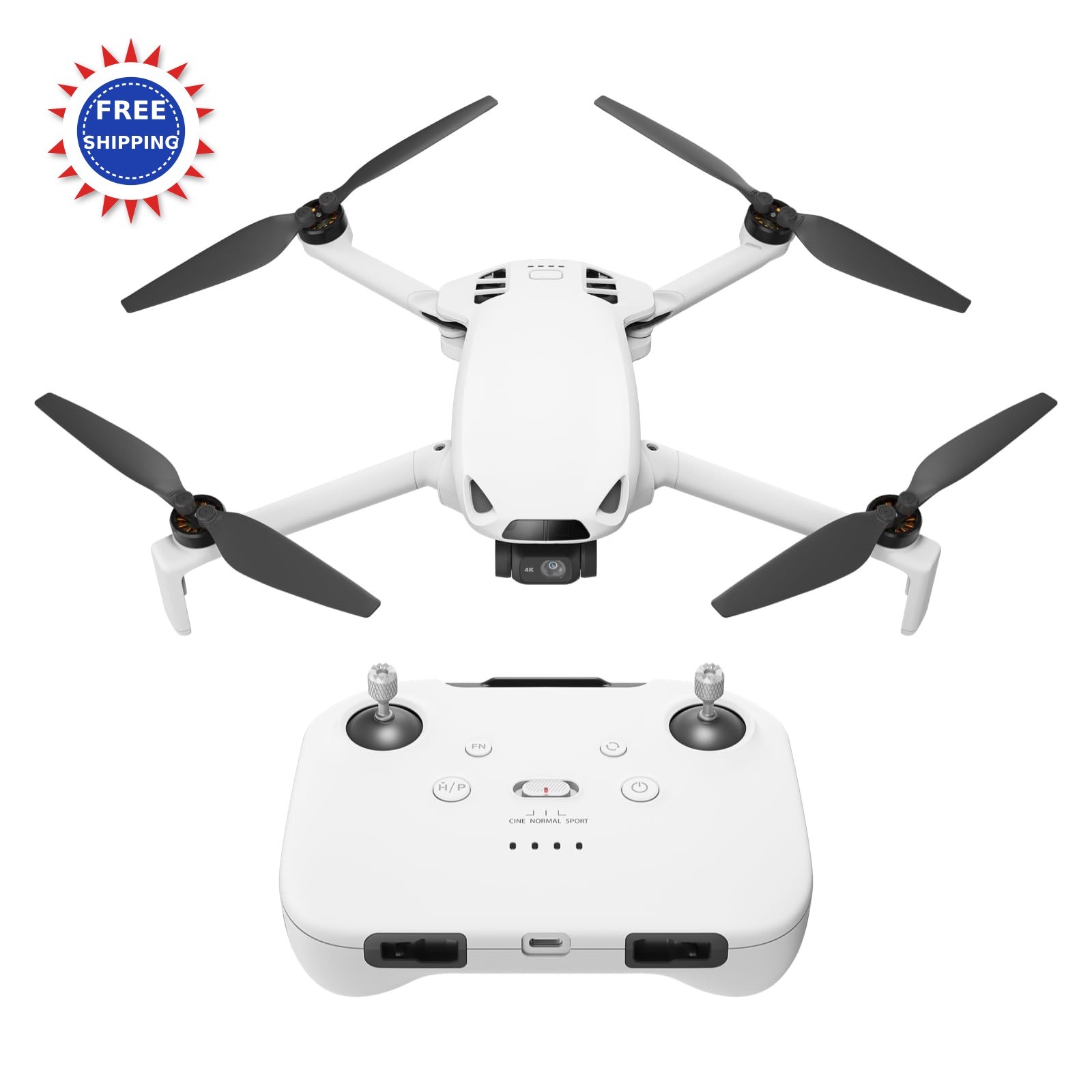 Drone 4K 60fps Video 48MP Camera 3 Axis Gimbal 39000ft Transmission 40Min Flight