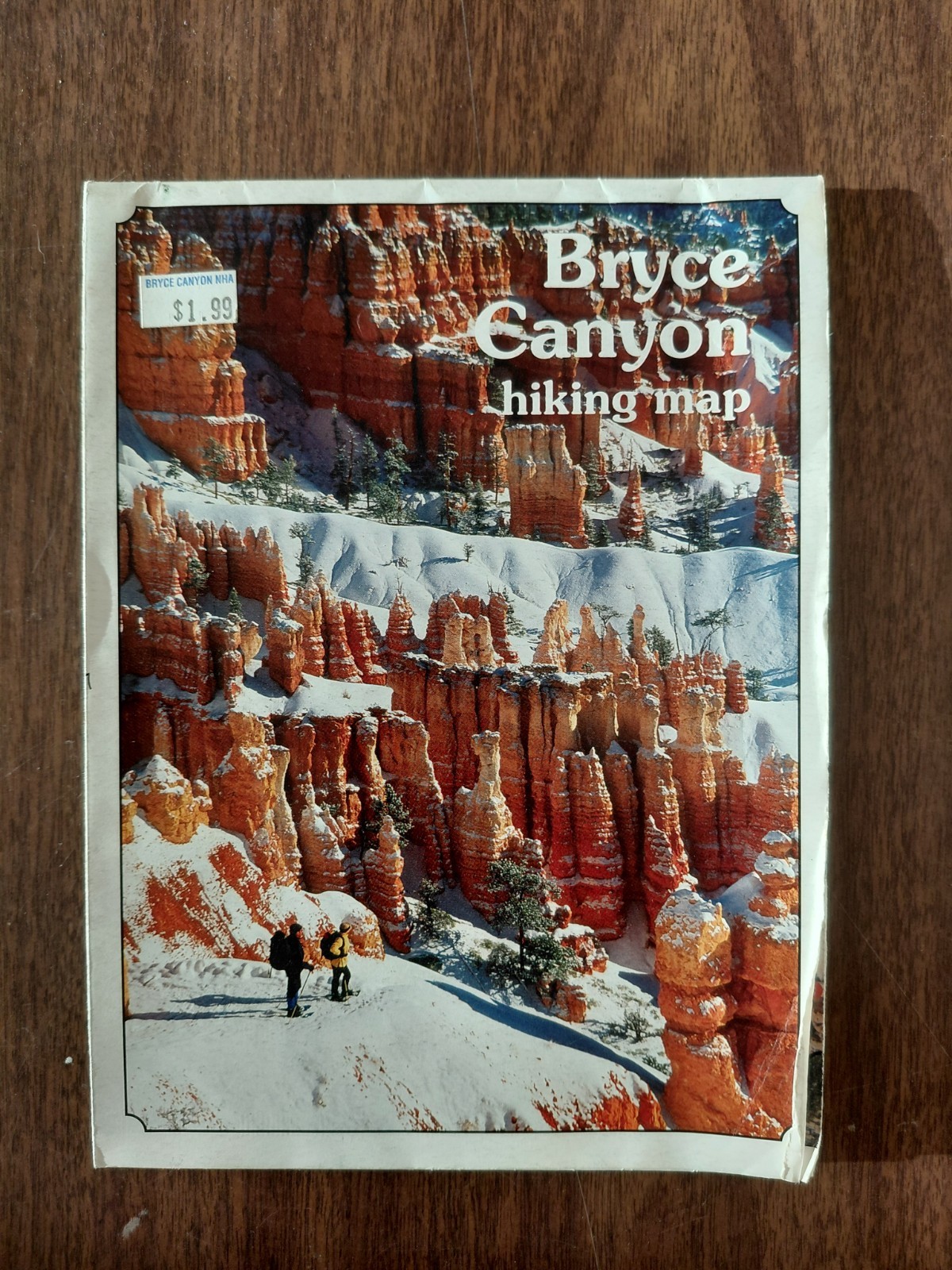 Bryce Canyon National Park Hiking Map 2006 BC National History Association Utah