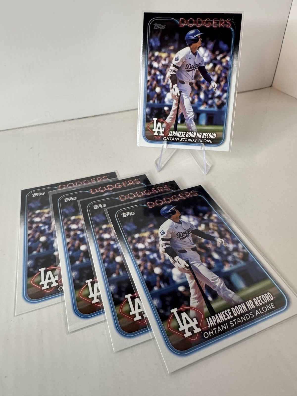 2024 Topps Update Shohei Ohtani Japanese Born Player HR Record Card Lot Of #5