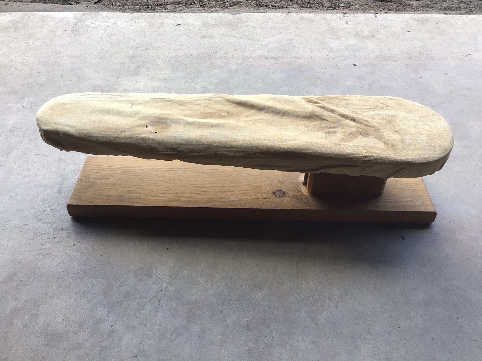 Vintage Handmade Seamstress Shoulder Inoning Board 18”