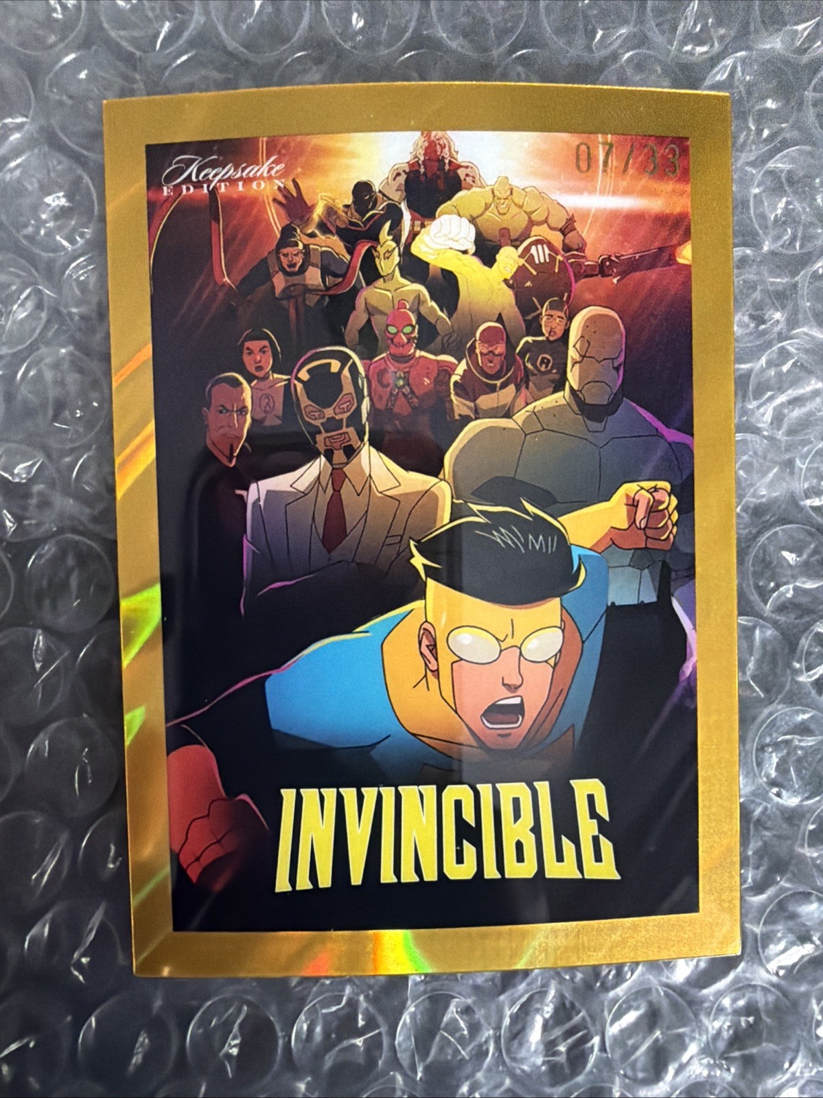 Invincible  2025 Keepsake Yellow /33 Poster # 236