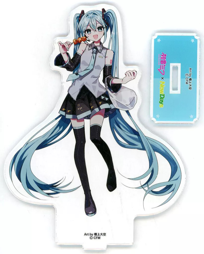 Hatsune Miku Acrylic Stand Days Collaboration 150mm Collectible Art Panel