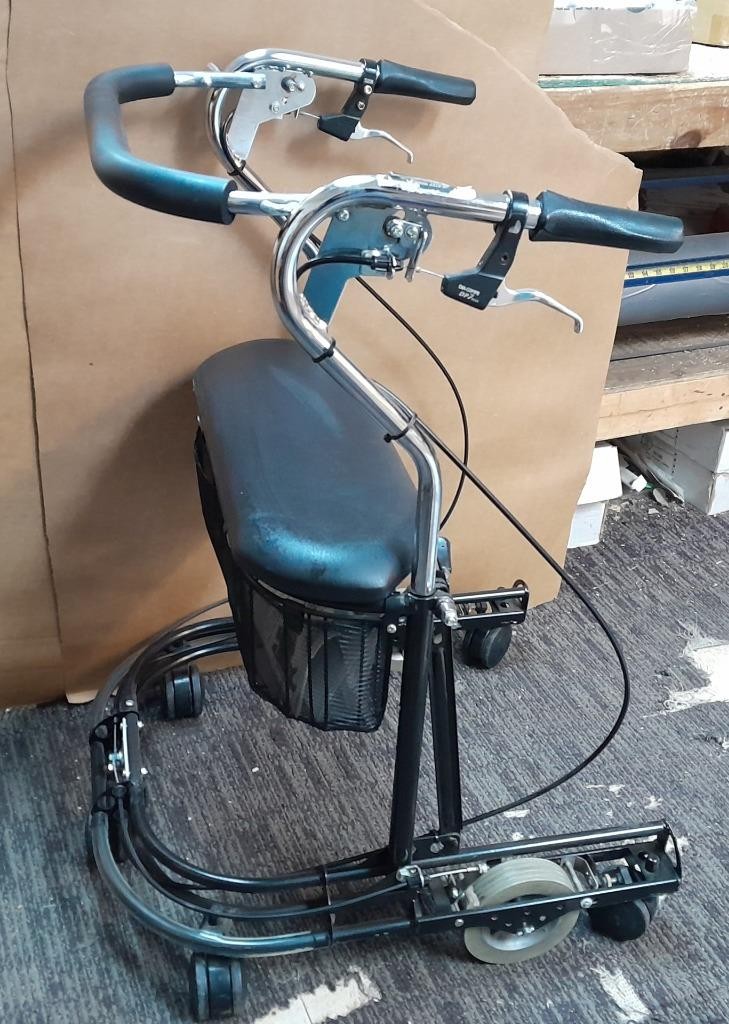 U-Step  Walker/Stabilizer Rolling Walker w/ Seat Neurological Parkinson !  C2