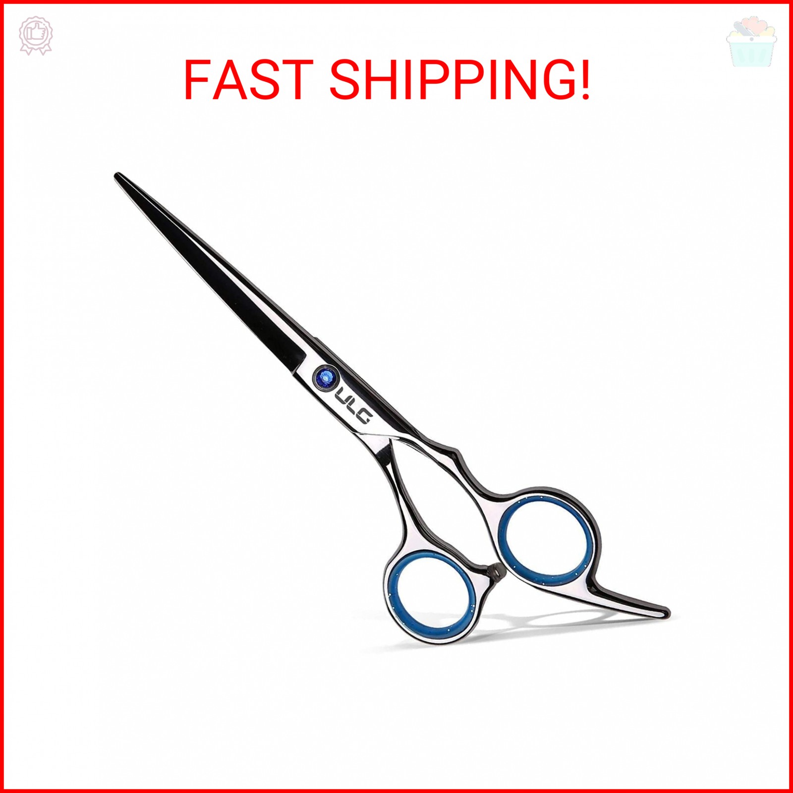 Hair Cutting Scissors, ULG Professional Hair Scissors 6.5 inch Right-Hand Razor 