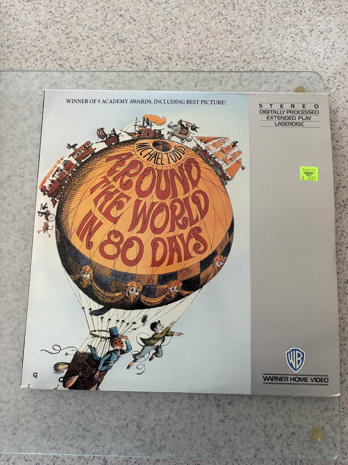 Around the World in 80 Days LaserDisc 1956 Adventure Warner Home Video