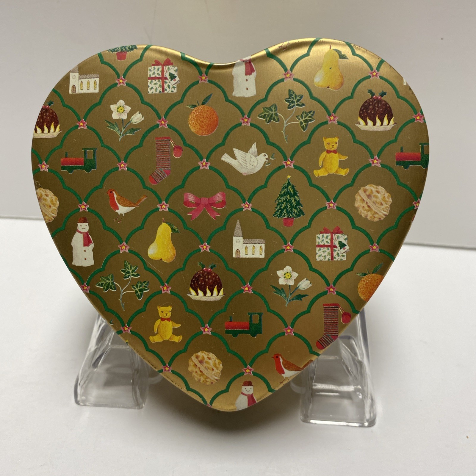 Christmas Morning Department 56 Vintage Collectible Tin