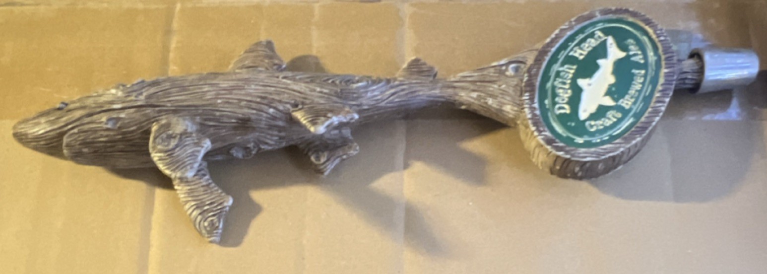 Dogfish Head Shark Tap Handle Breweriana Beer Bar Collectible