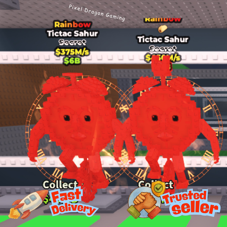 STEAL A BRAINROT🧠Random Tictac Sahur 375M/s+🧠 🌞 Cheap + Fast  🚀