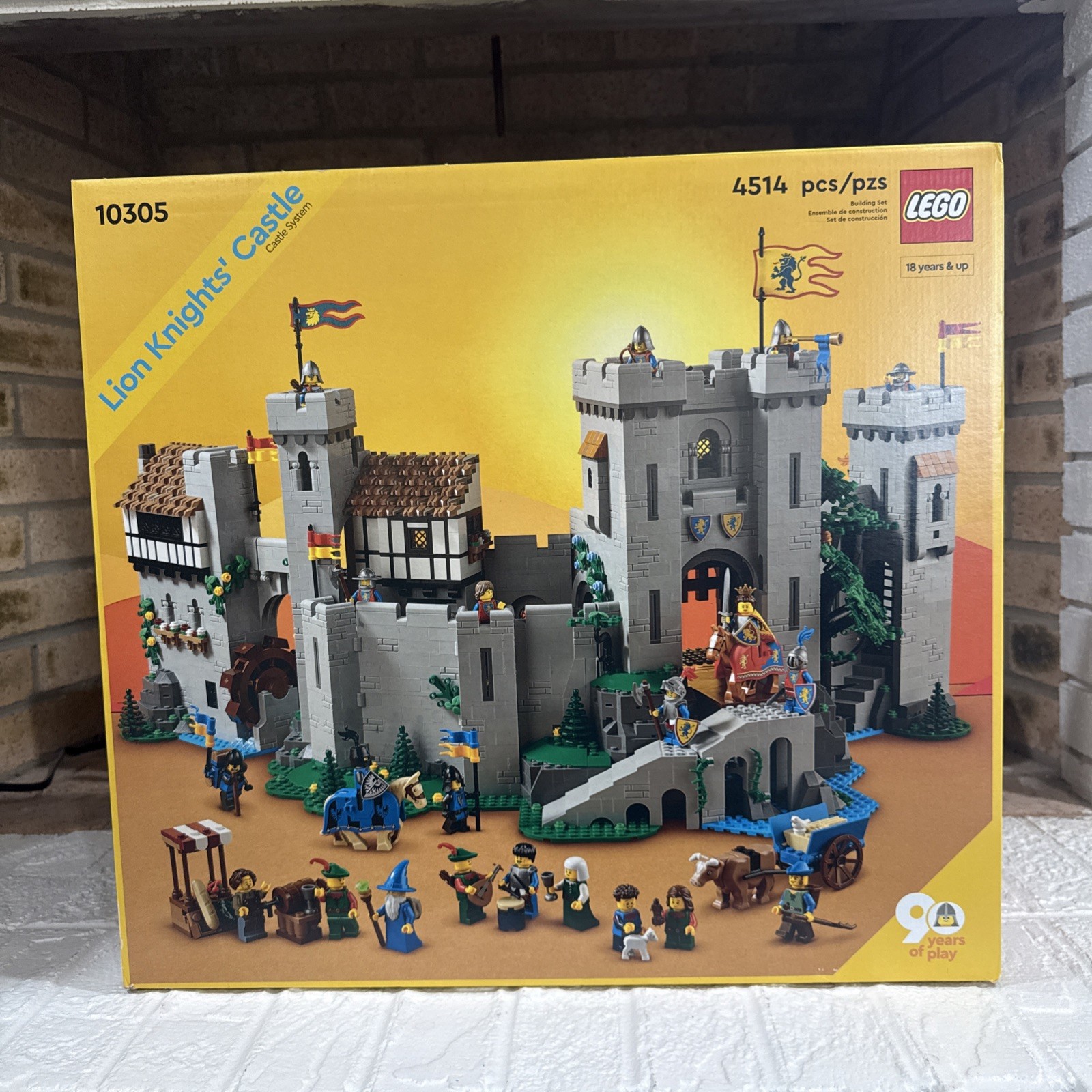 NEW & SEALED Lego 10305 Lion Knights' Castle Icons Medieval Fortress Set 4514pcs