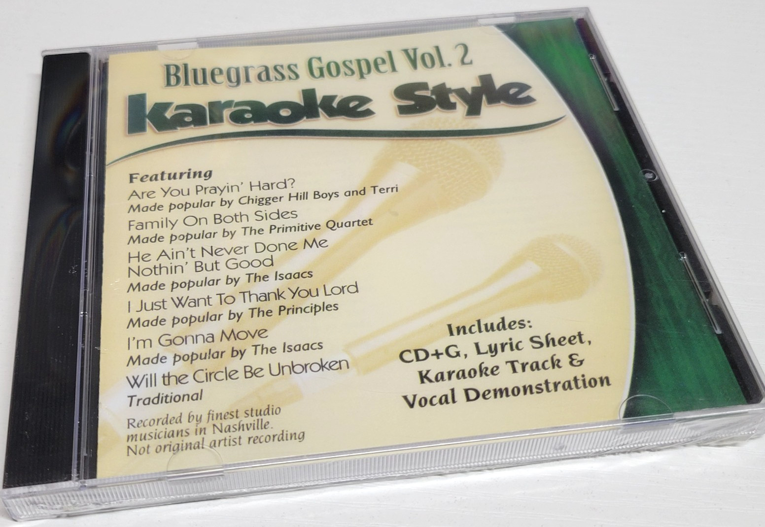 Bluegrass Gospel 2 Christian Karaoke Style NEW CD+G Daywind 6 Songs