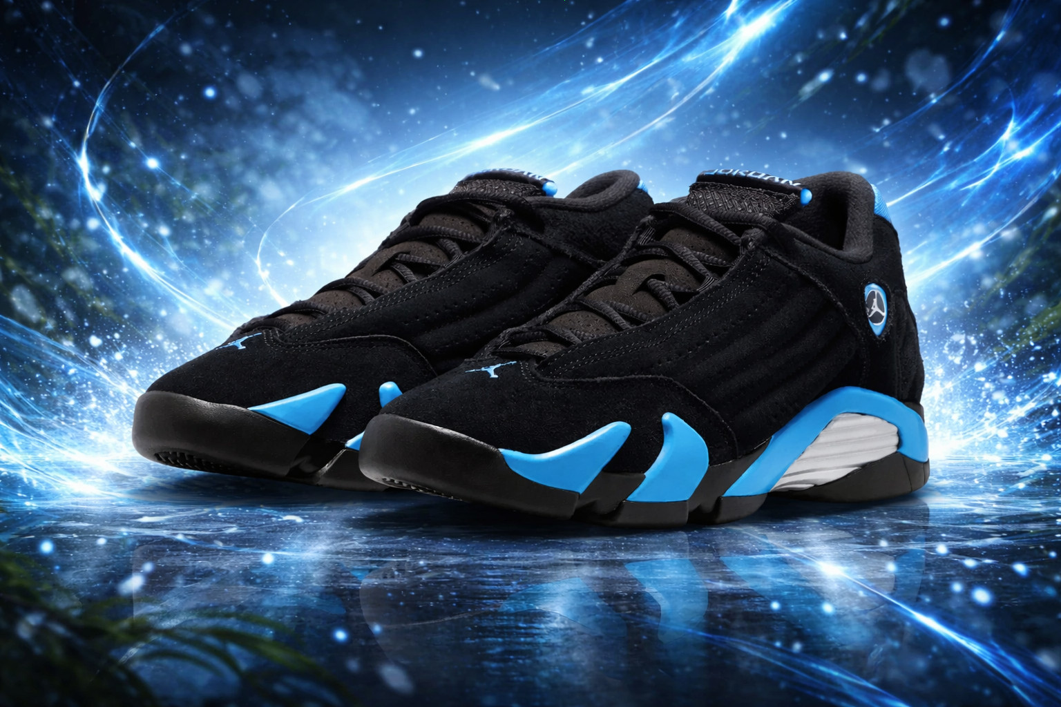 Jordan 14 Black / University Blue 2026 Men's Size US 7-12