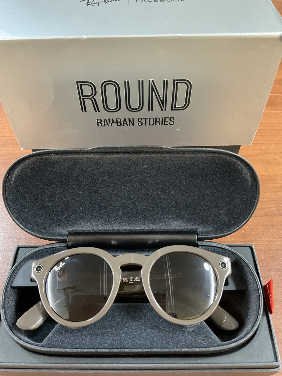 Ray-Ban Stories Round Smart Glasses  