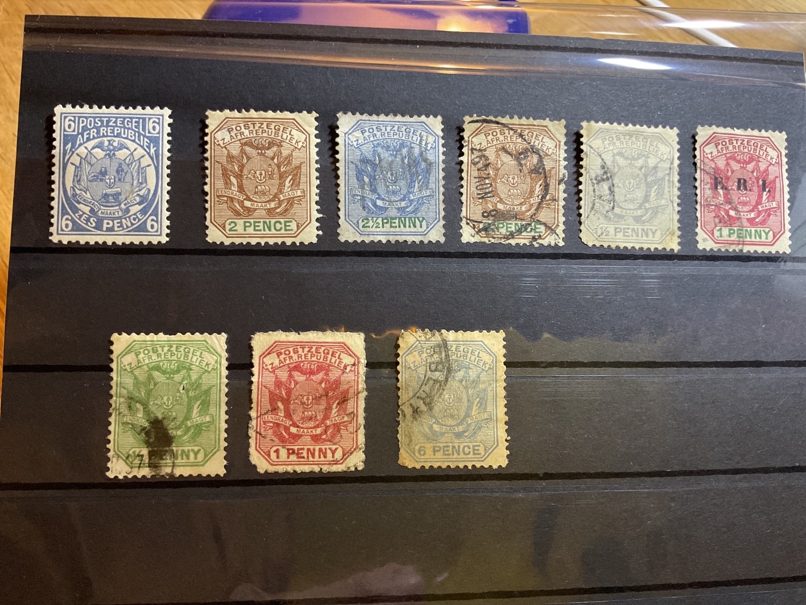 Africa mixed mounted mint or used stamps on 5 cards  B3115