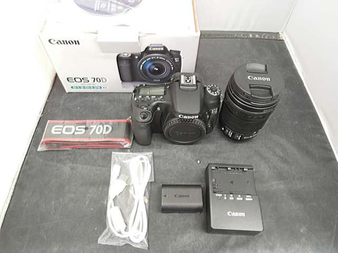 Canon EOS 70D Lens Kit with EF-S 18-135mm IS STM Used From Japan