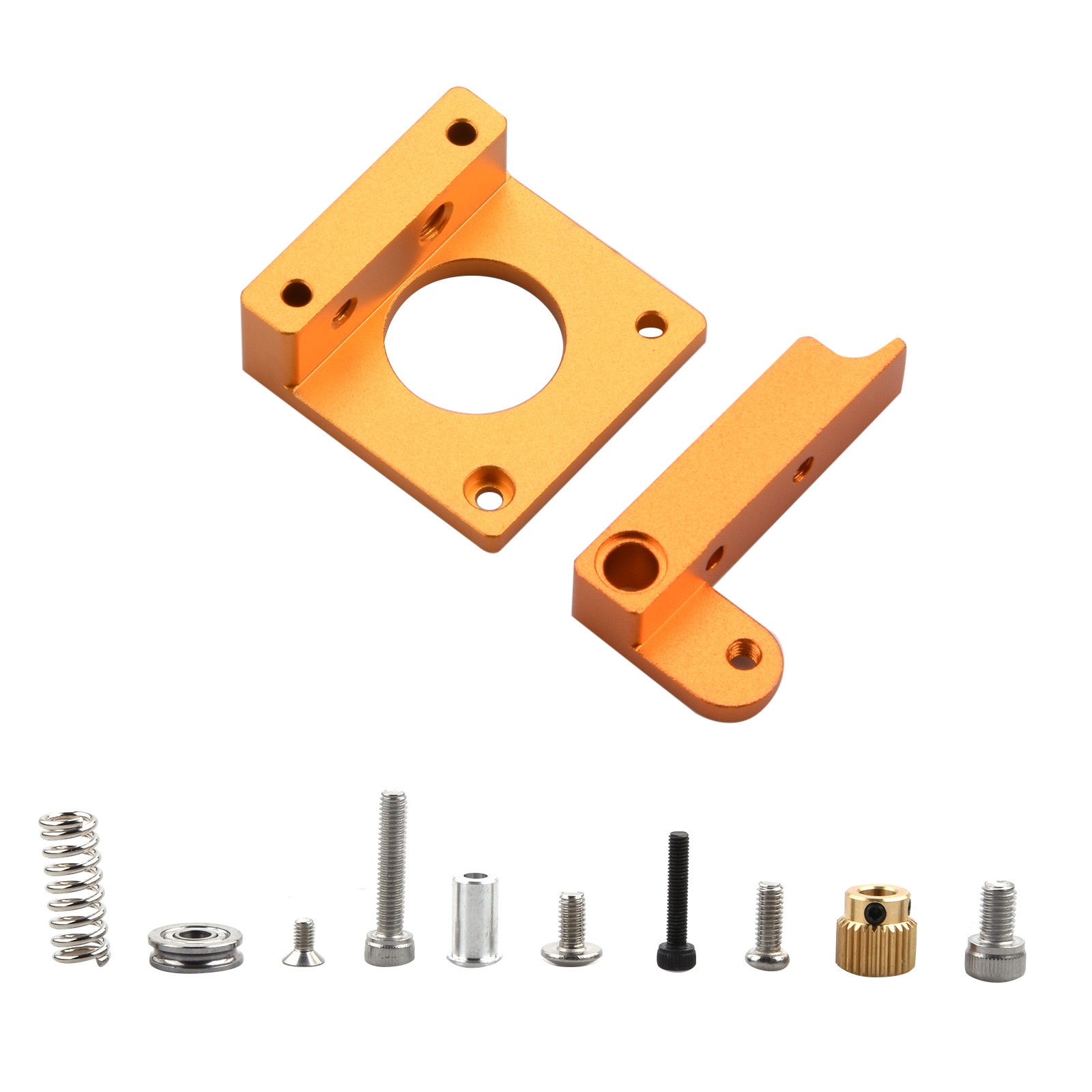 1 Set MK8 Extruder Aluminum Block Right Hand For 1.75mm Filament 3D Printer aq