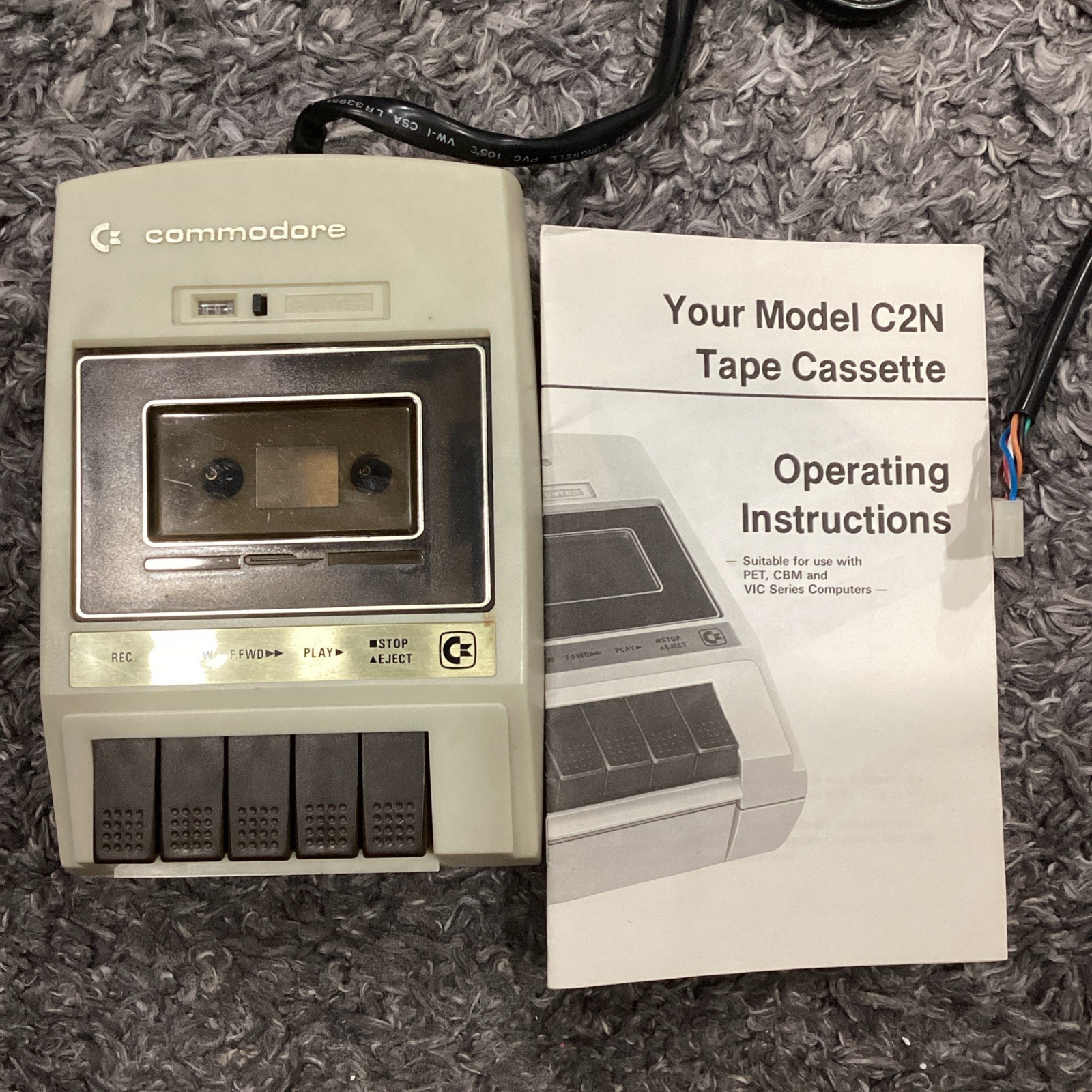 VTG COMMODORE DATASETTE SERIAL NO.248325