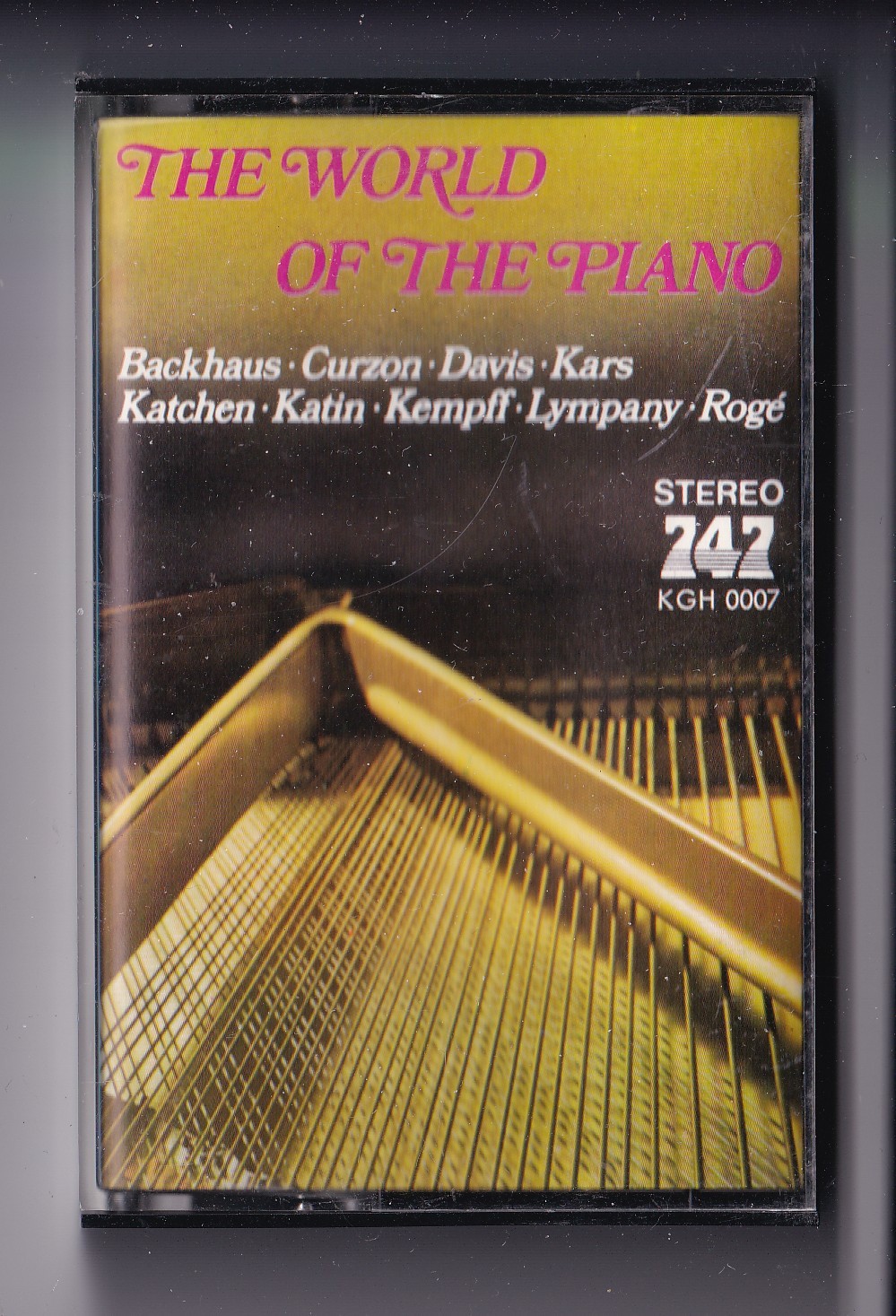 (MB666) The World Of The Piano, various artists - Cassette Tape