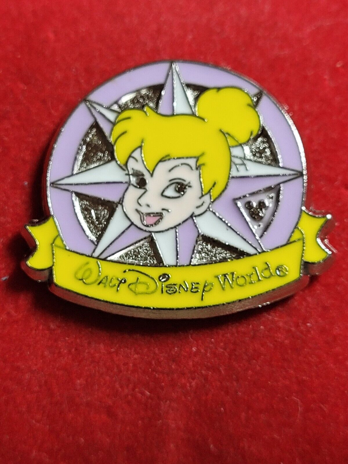 Disney Trading Pin,  Hidden Mickey, Tinker Bell, Compass Collection, 2012 St4