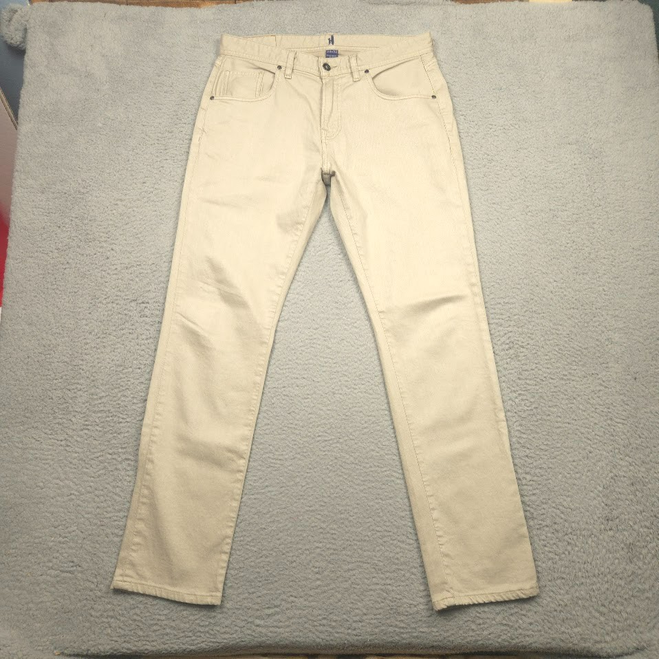 johnnie-O Khaki Stretch Chino Pants 36x30 Cotton Blend Casual