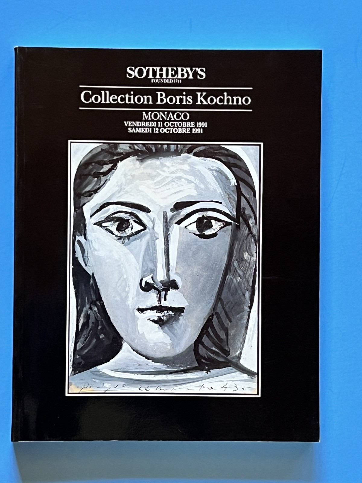 Sotheby's Auction Catalog - Boris Kochno Collection - Monaco Oct 11+12, 1991
