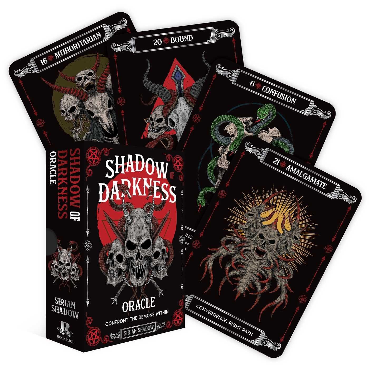 The Shadow Of Darkness Oracle Deck 44 Cards Rockpool Publishing
