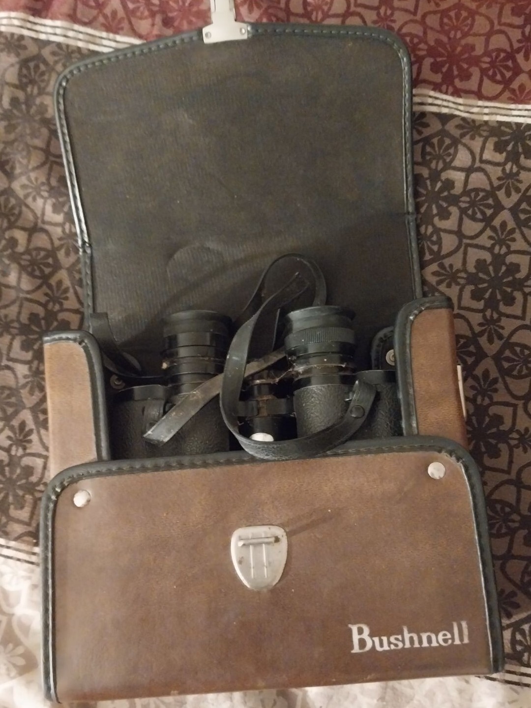 Vintage BUSHNELL Sportview 7x35 Wide Angle Binoculars  With Case